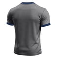 thumbnail image 5 of Soccer Cup 2026 Jersey for Men, Crew Neck Short Sleeve USA Shield & Diagonal Stripes Graphic Tee - Breathable Polyester Athletic Top for Match Day & Gym Gray XXL, 5 of 5