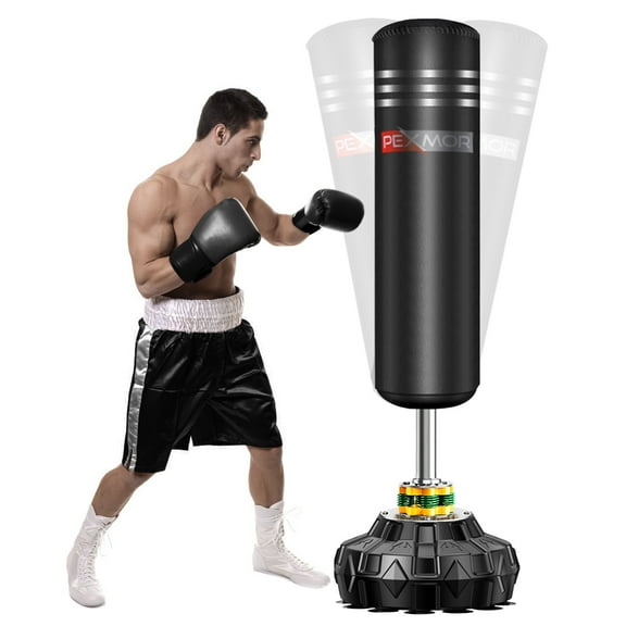 PEXMOR 69'' Freestanding Punching Bag Heavy Solid Boxing Kickboxing Bag for Adult 182 lb Capacity