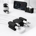 thumbnail image 1 of Cordbrick Stocking Stuffers Para Adultos Gestión De Cables Soporte Para Cables Con Peso Soporte Para Teléfono - Organizador De Dispositivos Multiusos Para Mesita De Noche. Regalo Para Hombres Silicona, 1 of 5