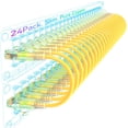 thumbnail image 1 of Cables de conexión Ethernet Sokqovt Cat6a, 0,15 m, 10 G, 550 MHz, paquete de 24, 1 of 6