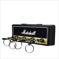 thumbnail image 1 of titular de la clave amplificador de guitarra Guitarra clave llavero sostenedor del gancho de montaje en pared Homeware (Color: Keyholder Set Black), 1 of 5