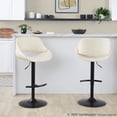 thumbnail image 5 of LumiSource Fabrico Adjustable Barstool - Set of 2, 5 of 10