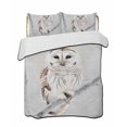 thumbnail image 2 of Owl On Branch King Size Down Alternative Comforter, Lightweight Comforter Quilt Bedding Set with Pillow Shams Framhouse Winter Landscape Tree Birds All Seasons Bed Comforter Duvet Insert 96"x106", 2 of 7