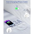 thumbnail image 3 of Cable de carga rápida trenzado Aioneus de 6 pies para iPhone, 3 of 7