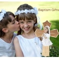 thumbnail image 6 of Baptism Gifts for Girl - 7.8 Inch Gold Praying Baby Wall Cross, Religious Baby Gifts for Boys, Girls, Kids, Christening, First Holy Communion, Baby Shower, Birthday, Catholic Gift, 6 of 8