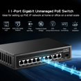 thumbnail image 2 of Conmutador POE Binardat 11 puertos Gigabit 8 POE+ 2 Uplink 135 W, 2 of 7