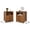 Brown, variant on Nightstand with Charging Station, 18" End Table with 2 Drawers & Open Shelf, Farmhouse Style Side Table for Living Room Bedroom, Brown