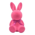thumbnail image 3 of karymi Soft Flocked Foam Easter Bunny Ornament Solid Color Freestanding Design Lightweight for Tabletop Shelf Mantel Entryway Spring Decor 12.2x7.09x7.09in Family Gifts, 3 of 7