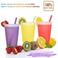 thumbnail image 5 of Nogis 24oz Tumbler Bulk, Reusable Cute Plastic Cups with Lid and Straw, Durable Insulated Coffee Cup,Double Wall Travel Mug，9PC Multi Colors, 5 of 9