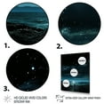 thumbnail image 3 of Designart "Interstellar Molecular Cloud in Green and Black" Astronomy & Space Canvas Wall Art - Global Black Planets Bedroom Canvas Wall Art, 3 of 6