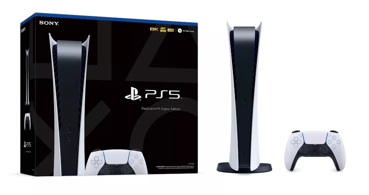 Sony Playstation 5 Digital Version Video Game Console Japan Import Same as  US Spec!