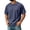 Blue, variant on Zorvxlyn Plain Cotton T Shirts for Men Corduroy Shirts for Men Short Sleeve Crew Neck Big and Tall Jersey Men's Athletic Shirts & Tees Green S