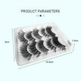 thumbnail image 7 of SDOHIG 5 Pairs of Fake Eyelashes, Lash Clusters, False Eyelashes, Mixed Eyelashes, Thickened Three-Dimensional Eyelashes, Eyelash Clusters, Gifts for Women, 7 of 7