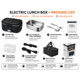thumbnail image 6 of DCUTIE Heated Lunch Box, 1.8L Stainless Steel Food Warmer for Adults, 80W Portable, 6 of 11