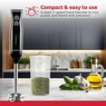 thumbnail image 6 of Holstein Housewares 2-Speed Hand Blender, Black – 150W Motor, Stainless Steel Blades, BPA-Free Measuring Cup Included, 6 of 10