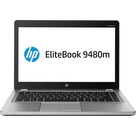 Restored HP Elitebook Folio 9480M 14" Laptop Intel i7 2.1GHz 8GB 500GB HDD Windows 10 Pro (Refurbished)