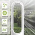 thumbnail image 2 of Quiet Pedestal Fan with Remote Control - MARSEE - 60CM 8H Timer - 8 Speed Oscillation - Silver, 2 of 4