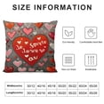 thumbnail image 5 of Heduofu Valentines Day Pillow Covers Lovebird Love You Sweet Heart Hello Valenine Love Always Pillowcase for Valentines Day Throw Pillows Cushion Valentines Decorations… White, 5 of 5