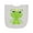 AC-Heather Grey, variant on Inktastic Cute Frog, Green Frog, Frog Princess, Crown Newborn Bib