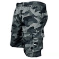 thumbnail image 5 of Nestiefly Cargo Shorts for Men Cotton Chino Twill Knee Length Elastic Waist Athletic Shorts with Multi Pockets Summer Casual Outdoor Hiking Short Camouflage L, 5 of 5