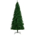 thumbnail image 4 of Nearly Natural Valley Clear Prelit LED Green Decorated Fir Christmas Tree, with 2093 Bendable Branches 9', 4 of 10