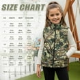 thumbnail image 7 of Garronmavis Cute Green Camo Girls Outerwear Vest Size 5-6 Comfortable Winter Lightweight Sleeveless Jacket with Pocket Fashion Girls Sleeveless Vests 5-6 Stylish Fall Winter Coats, 7 of 7