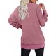 thumbnail image 4 of Sudaderas informales sólidas para mujer, camisetas de manga larga con cuello redondo, jerséis sueltos Adepaton WMZL-2179-11, 4 of 5