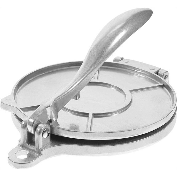 Duslogis Tortilla Press 6.3 Inch Dough Press Quesadilla Maker Tortilla Maker Press Empanada Maker Press Tortillas Presser Chapati To Rotate Pizza Press Silver