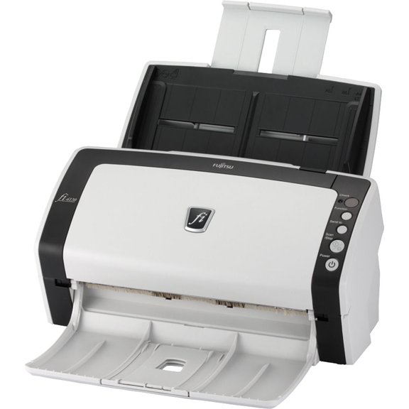 Restored Fujitsu fi-6130 High-Speed Color Duplex Document Scanner  40 PPM, 80 IPM, 600 DPI, Sheet-Fed Office Scanner with ADF - PA03540-B055 (Refurbished)