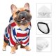 thumbnail image 3 of Fotbe American Patriotic Stars And Stripes Sudadera con Estampado para Perros Pequeños – Suéter con Capucha para Mascotas, Tela Suave de Forro Polar con Bolsillo-X-Large, 3 of 7
