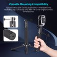 thumbnail image 2 of Bank Handle Grip Universal Battery Grip Built-in 4800mAh Battery with Indicator 1/4in Screw Hole & Camera Adapter Type-C Input/Output Wireless Remote Control Compatible with 12/11/10/, 2 of 7
