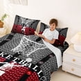 thumbnail image 3 of Erosebridal Boys Basketball Gamer Full Size Sheets 4-Piece,Sport Theme Bed Sheets For Teens, 3 of 5