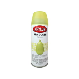 Krylon Stained Glass Paint, Translucent Paint for Glass Canary Yellow 11.5  Oz