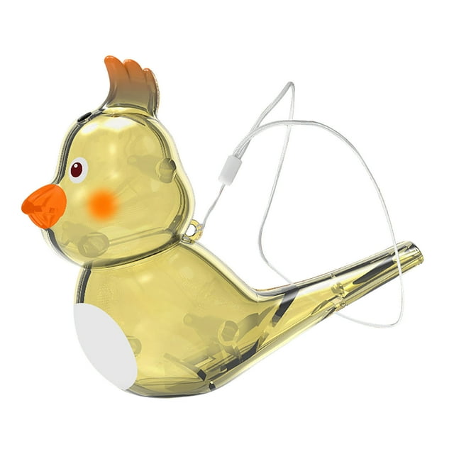 Whistle Bird Toy, Children's Music Instrument, Water Transparent, Foldable, Portable, Plastic Bird, for Playroom, Kids Water Toy, Educational Toy, Musical Toy, for Home
