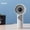 A_Free size, variant on Folding Digital Handheld Fan With 100 Gear Stepless Control, LED Display, Ultra Portable Neck Or Desk Use, Low Noise, Long Battery, USB Rechargeable, Safety Protection Chip, Lightweight Travel Cooler