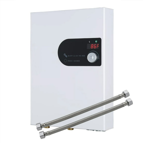 Upgrade 18kW Tankless Electric Water Heater, 240V Instant Hot Water, Whole House, Energy Efficient