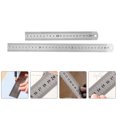 thumbnail image 3 of 2pcs Stainless Steel Measuring Rulers Dual Side Scale Rulers for Woodwork, 3 of 9