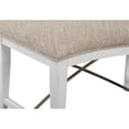 thumbnail image 2 of Magnussen Heron Cove Curved Bench with Upholstered Seat, 2 of 6
