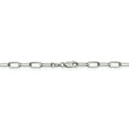thumbnail image 3 of Primal Silver Sterling Silver 5mm Elongated Open Link Chain, 3 of 10