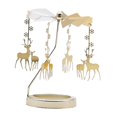 thumbnail image 4 of pitrice Rotating Candlestick Metal Rotating Tea Light Candle Holder for Fireplace Elk, 4 of 8