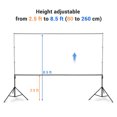 thumbnail image 3 of 8.5x10Ft Backdrop Support Stand Kit Non-woven Backdrop Green Photography Video, 3 of 11