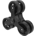 thumbnail image 2 of ELAYARD 1Pair Plastic Trolley Casters Stair Climbing Triangle Wheels for Cart Accessories, 2 of 7