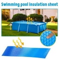 thumbnail image 4 of NAOJIE Blue 59x86 in Rectangle Solar Cover | 1200 Series | Heat Retaining Blanket for Rectangular Inground & Above Ground Swimming Pools | Use Sun to Heat Pool | Bubble Heating Blankets, 4 of 7