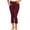 Wine, variant on Yogo Capris Pants for Women Flared Yoga Pants with Pockets High Waisted Flare Leggings Bell Bottom Bootcut Yoga Dress Pants Solid Color Tummy Control Seamless Workout Pants Sports Run XL Black