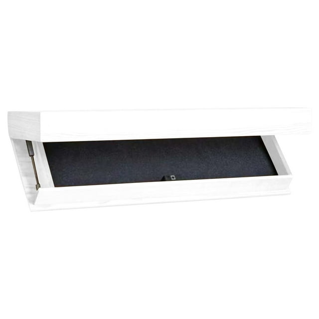 Concealed Floating Shelf with Hidden Compartment, Wall Mounted Secret Floating Shelves Secret Wall Shelf Storage Display Rack Wooden Hanging Shelves