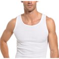 thumbnail image 1 of Alfani Hombres Grandes y Altos 4 Pk. Camiseta sin mangas, blanca, 1X, 1 of 1
