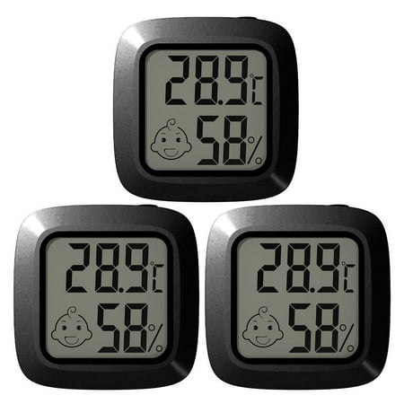 

Digital Thermometer Hygrometer|3pcs Indoor Thermometer Humidity Meters|Precise Home Temperature Sensor with aCelsius/Fahrenheit button and display for Comfort Indication