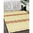 thumbnail image 2 of Ahgly Company Indoor Rectangle Abstract Sun Yellow Solid Area Rugs, 2' x 5', 2 of 6