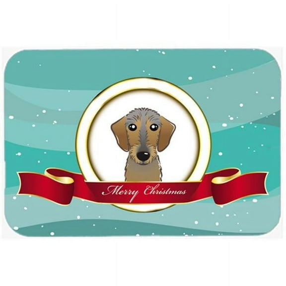 Carolines Treasures Wirehaired Dachshund Merry Christmas Mouse Pad