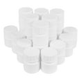thumbnail image 1 of Frasco de plástico vacío para medicina, 20 unidades, 30 ml, para reactivo, con tapón de rosca, para uso en casa, oficina, viajes al aire libre, para aceite de pescado, pastillas, color blanco, 1 of 8